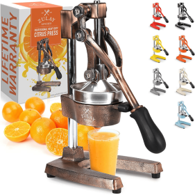 Premium Citrus Juicer - Manual Citrus Press and Orange Squeezer (Color: CPPR)