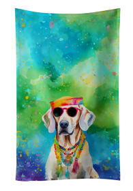 Weimaraner Hippie Dawg Kitchen Towel (Color: 194030853832)