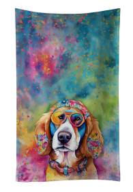 Hippie Dawg Kitchen Towel (Color: 194030854006)
