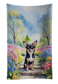 Chihuahua Spring Path Kitchen Towel (Color: 198453226358)